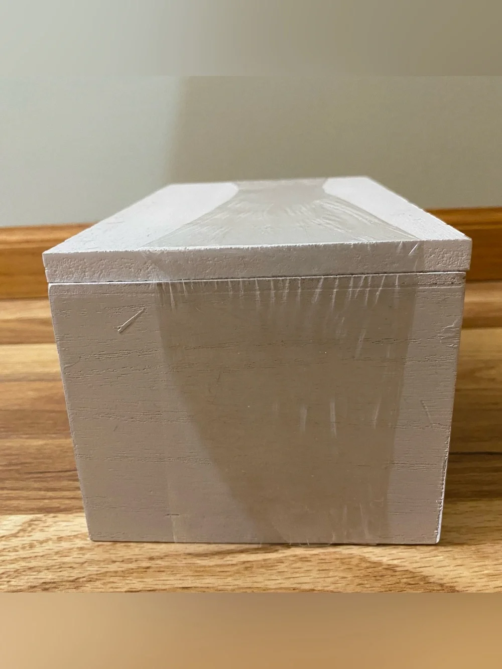Farmhouse Dryer Holder with Lid - Rustic Dryer Dispenser NWOT